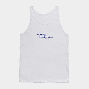 mango sticky rice - Thai blue - Flag color Tank Top